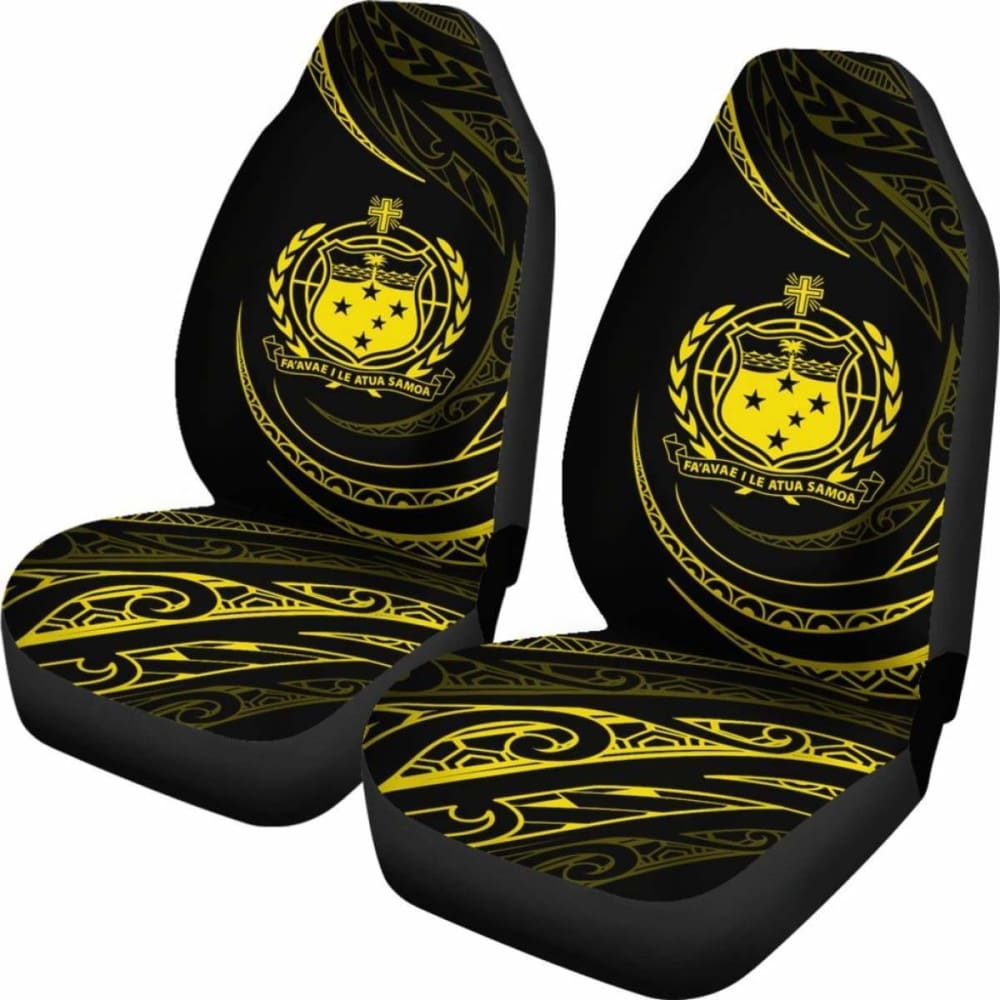 Samoa Car Seat Covers - \bYellow - Frida Style -