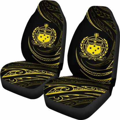 Samoa Car Seat Covers - \bYellow - Frida Style -