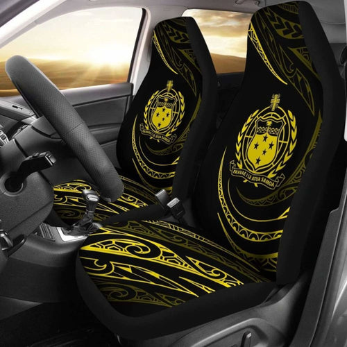 Samoa Car Seat Covers - \bYellow - Frida Style -