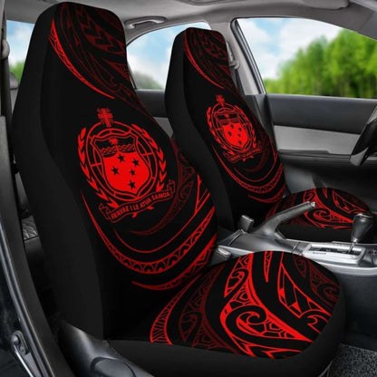 Samoa Car Seat Covers - \bRed - Frida Style -