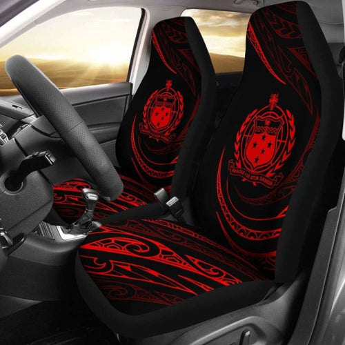 Samoa Car Seat Covers - \bRed - Frida Style -