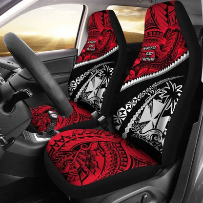 Wallis And Futuna Tapa Car Seat Covers Polynesian Shark Tattoo Amazing