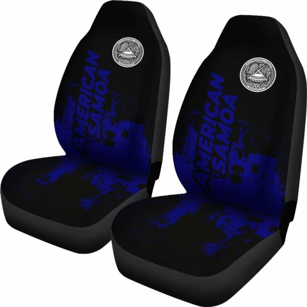 American Samoa Car Seat Covers Smudge Style