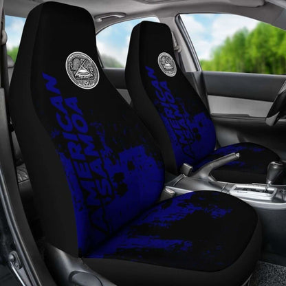 American Samoa Car Seat Covers Smudge Style