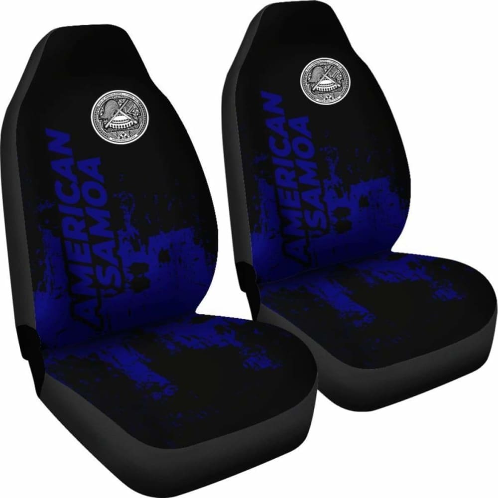 American Samoa Car Seat Covers Smudge Style