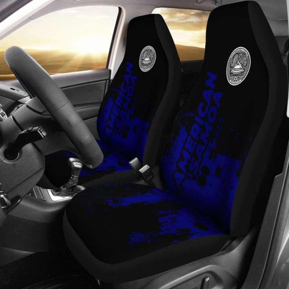 American Samoa Car Seat Covers Smudge Style