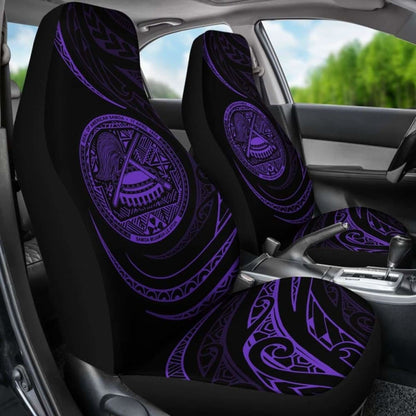 American Samoa Car Seat Covers - \bPurple - Frida Style -