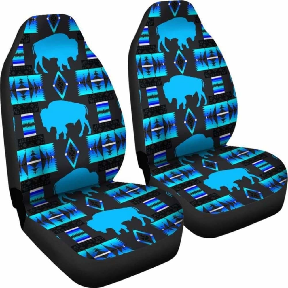 Buffalo Midnight Lake Turquoise Car Seat Covers