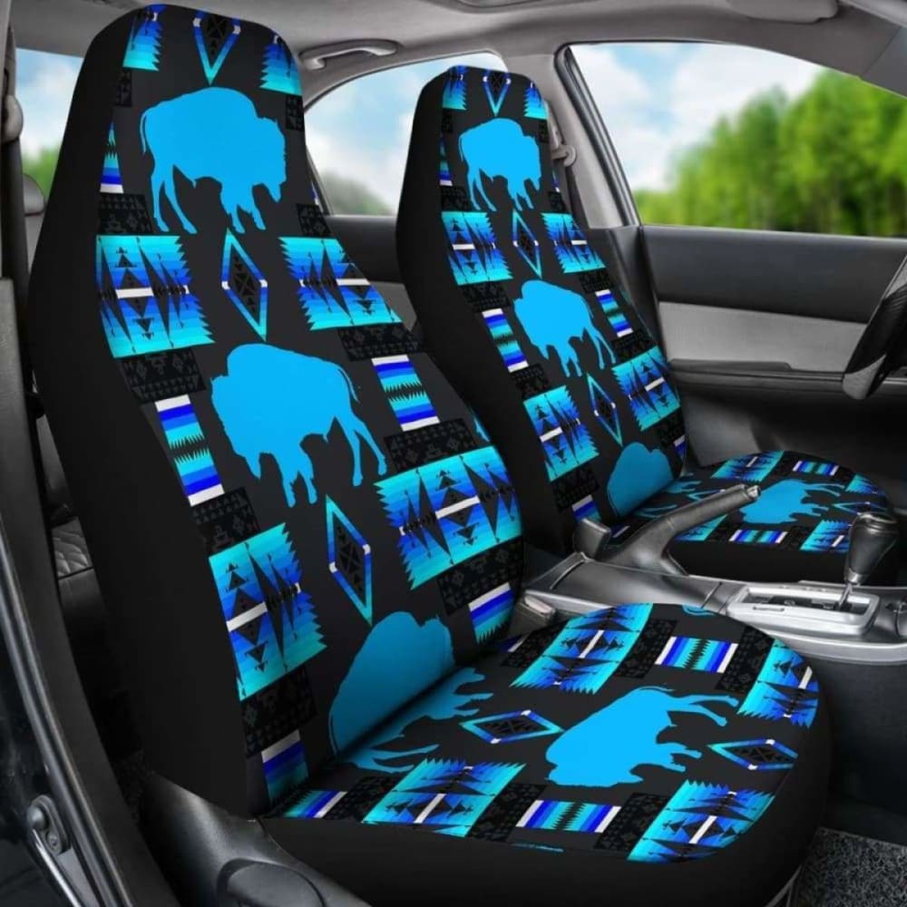 Buffalo Midnight Lake Turquoise Car Seat Covers