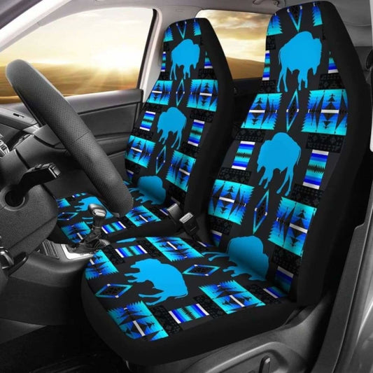 Buffalo Midnight Lake Turquoise Car Seat Covers