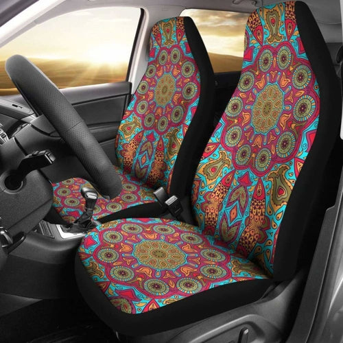 Flying Fish Mandala Car Seat Covers