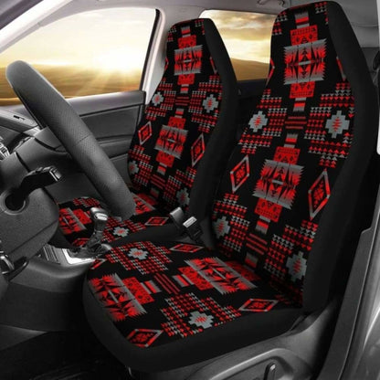 Seven Tribes Red Fire Car Seat Covers