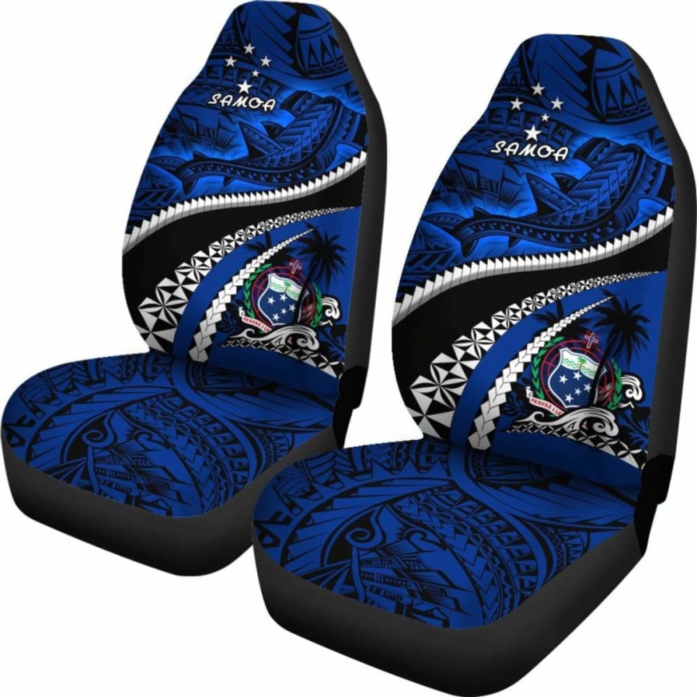 Samoa Car Seat Covers Polynesian Shark Tattoo Amazing