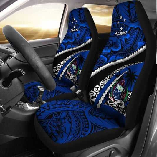 Samoa Car Seat Covers Polynesian Shark Tattoo Amazing
