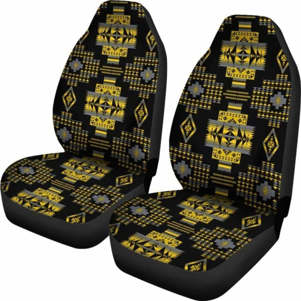 Seven Tribes Yellow Car Seat Covers