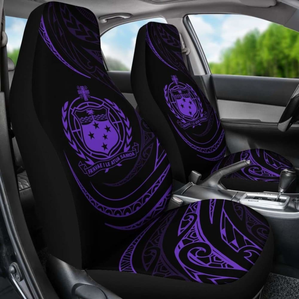 Samoa Car Seat Covers - \bPurple - Frida Style -