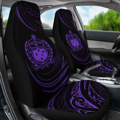 Samoa Car Seat Covers - \bPurple - Frida Style -