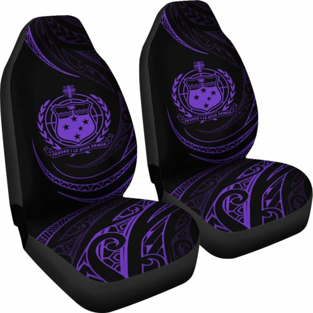 Samoa Car Seat Covers - \bPurple - Frida Style -