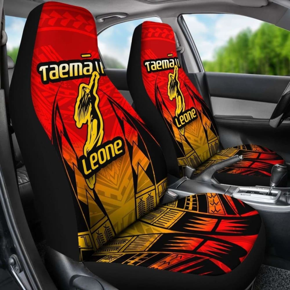 American Samoa Car Seat Covers - Taema Leone -