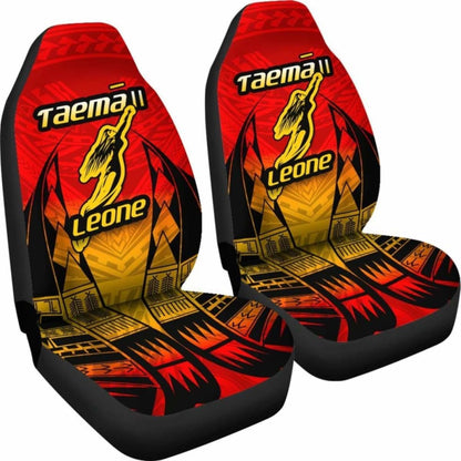 American Samoa Car Seat Covers - Taema Leone -