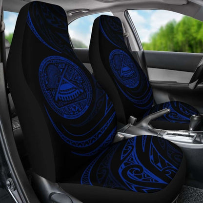 American Samoa Car Seat Covers - \bBlue - Frida Style -