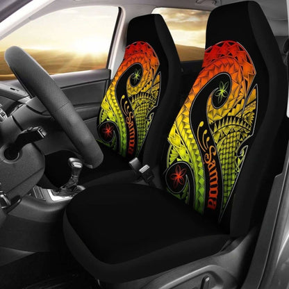 Samoa Car Seat Covers - Samoa Polynesian Decorative Patterns -