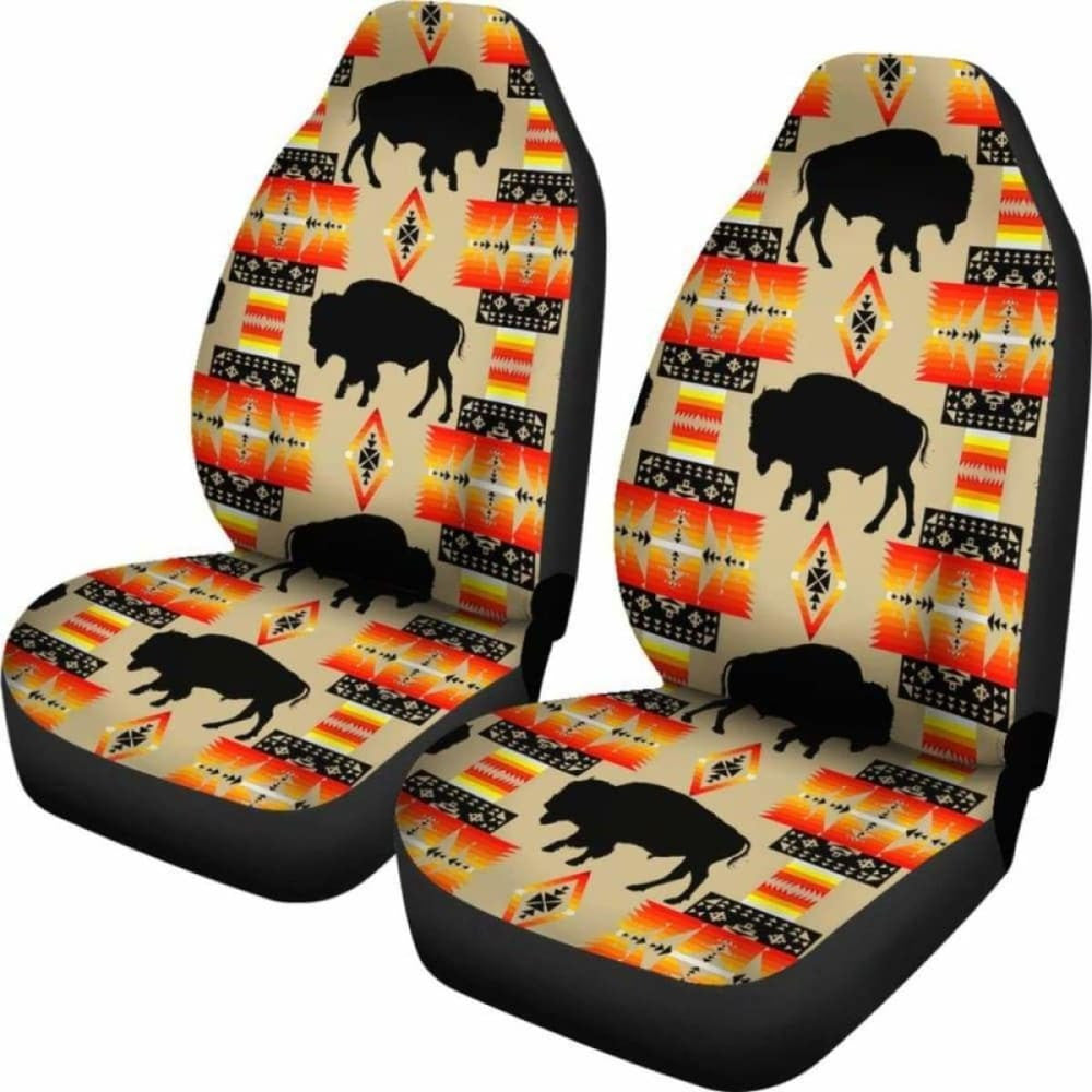 Seven Tribes Tan Buffalo Car Seat Covers