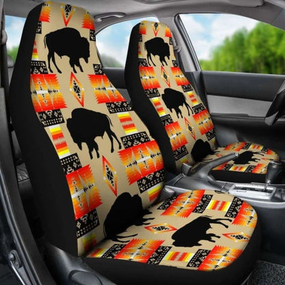 Seven Tribes Tan Buffalo Car Seat Covers