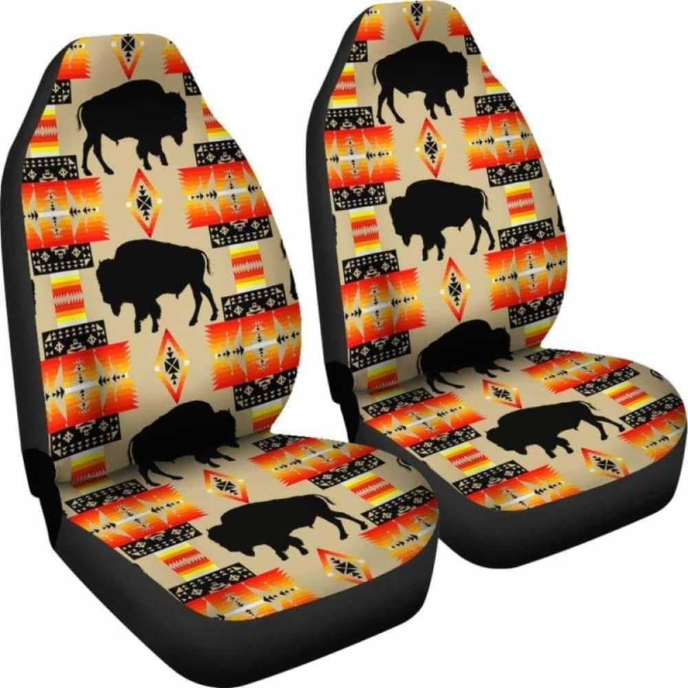 Seven Tribes Tan Buffalo Car Seat Covers