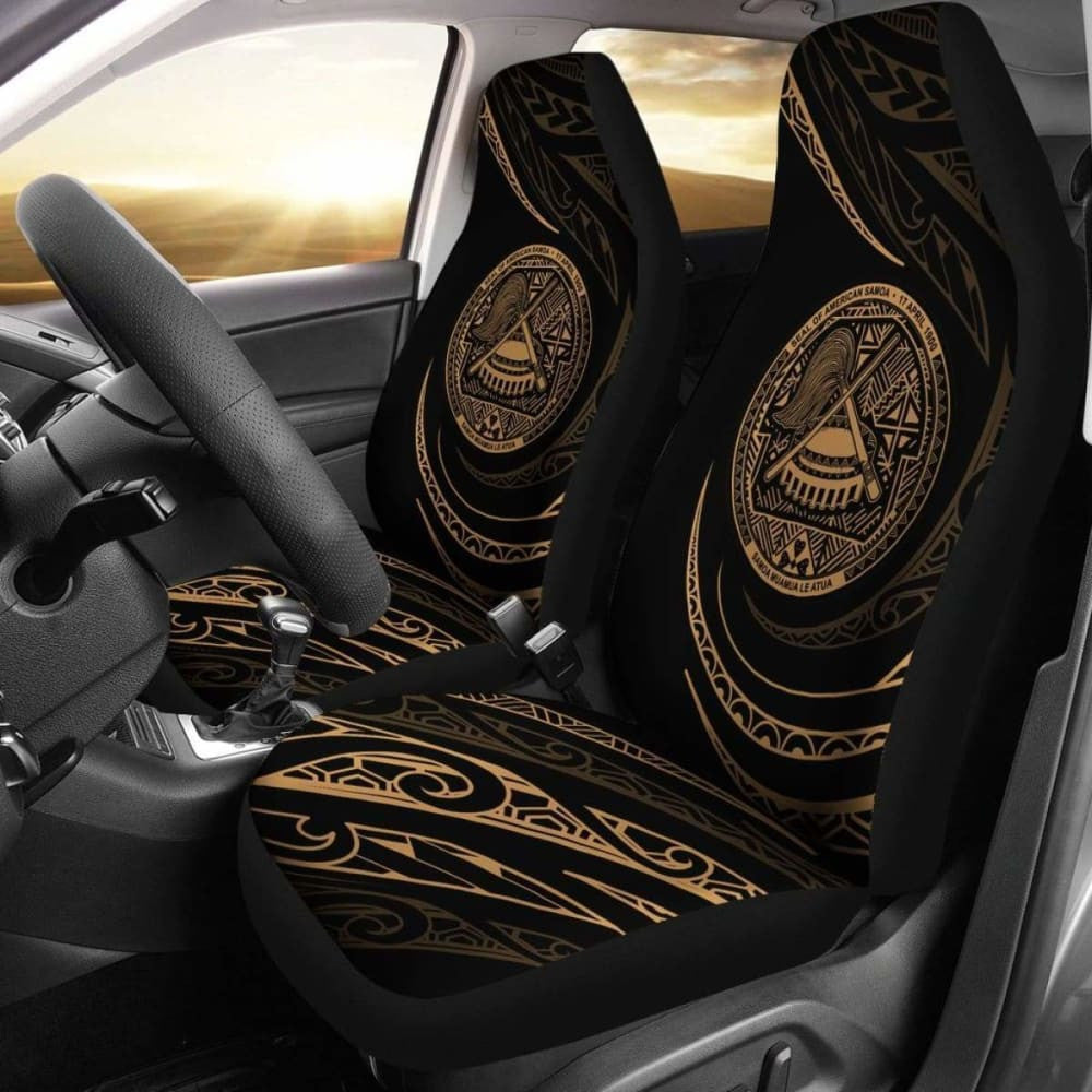 American Samoa Car Seat Covers - \bGold - Frida Style -