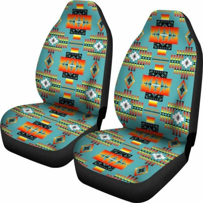 Seven Tribes Teal Car Seat Covers