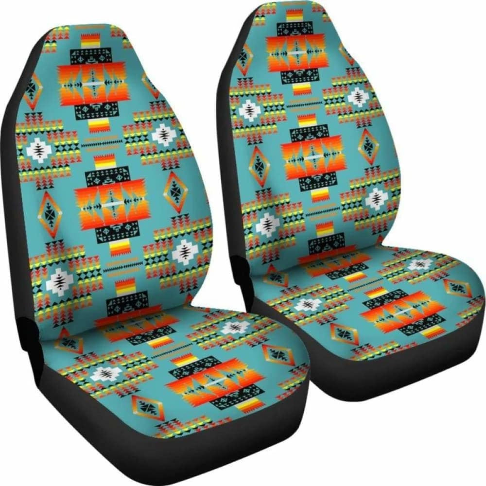 Seven Tribes Teal Car Seat Covers