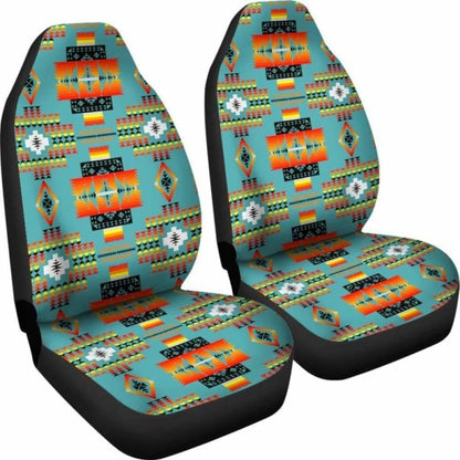 Seven Tribes Teal Car Seat Covers