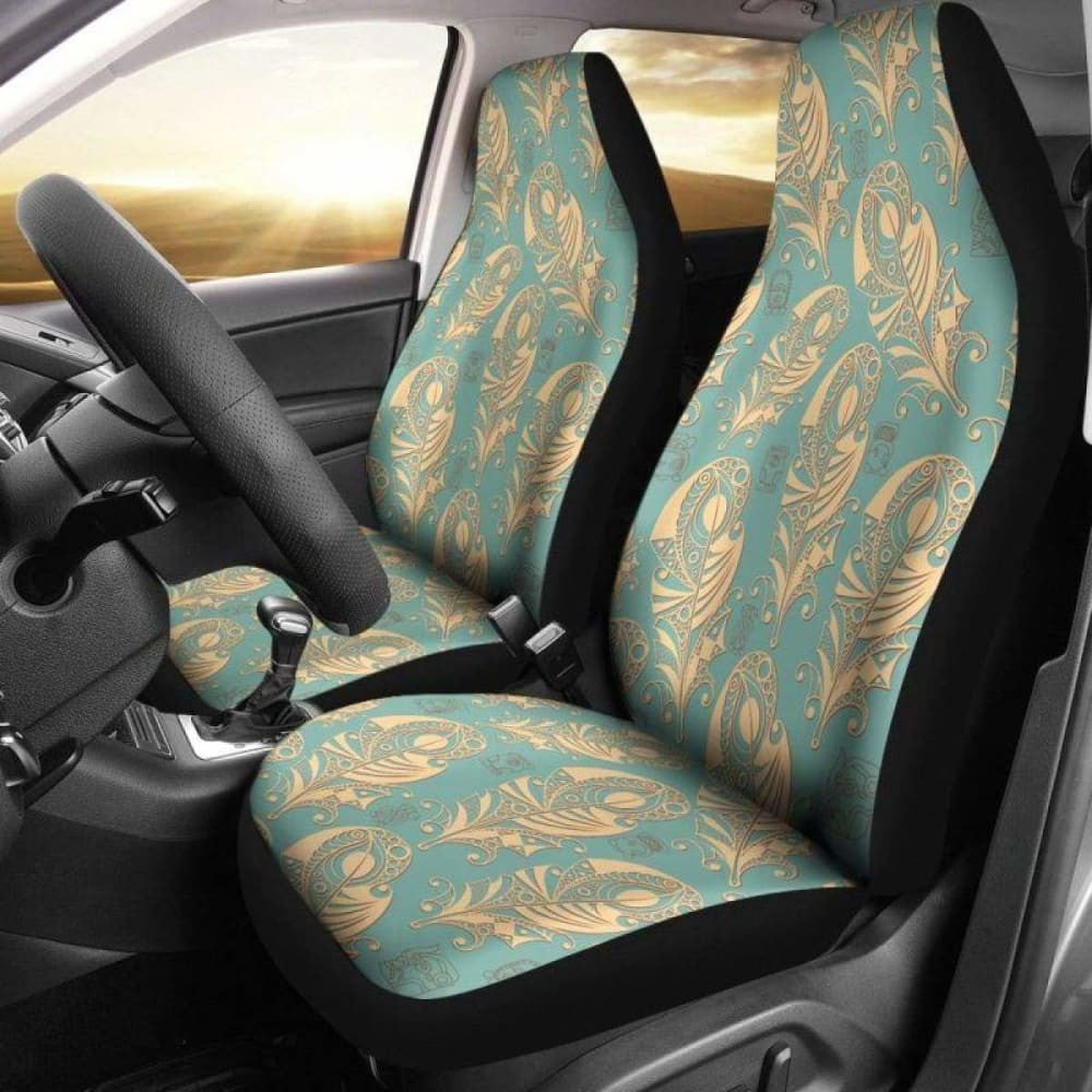Feather In Native American Style Car Seat Covers Amazing
