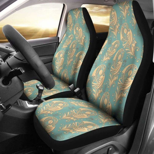 Feather In Native American Style Car Seat Covers Amazing