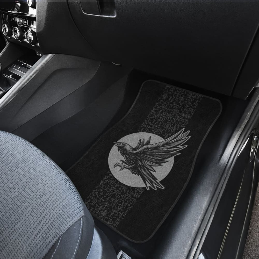 Raven Viking Odin Rune Symbols Amazing Gift Ideas Car Floor Mats