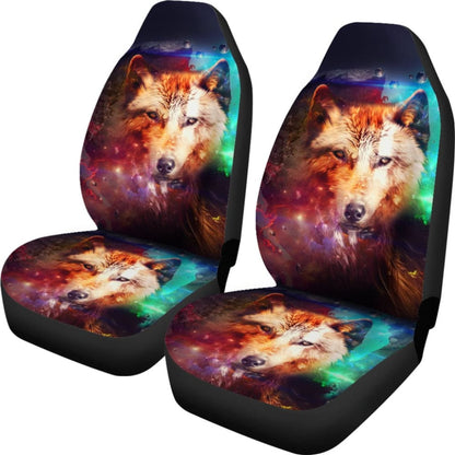 Amazing Gift Ideas Wolf Galaxy Car Seat Covers
