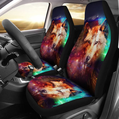 Amazing Gift Ideas Wolf Galaxy Car Seat Covers