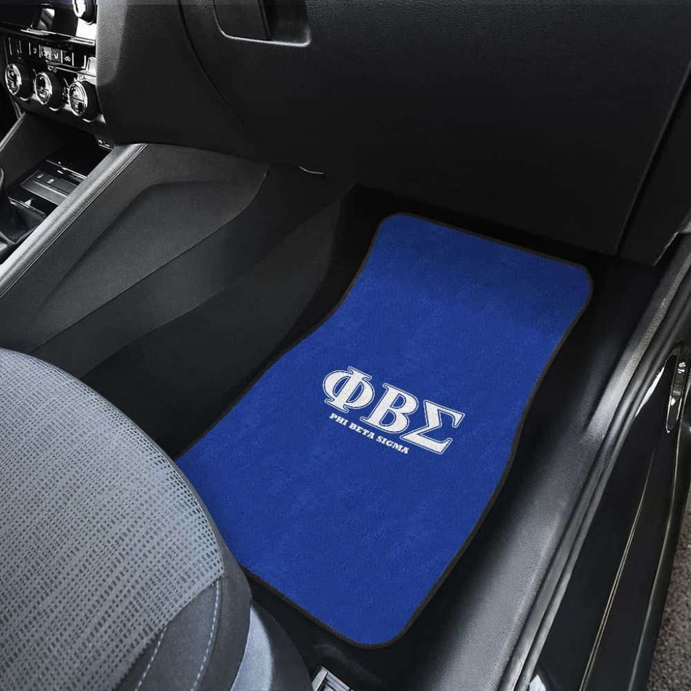 African American Phi Beta Sigma Car Floor Mats