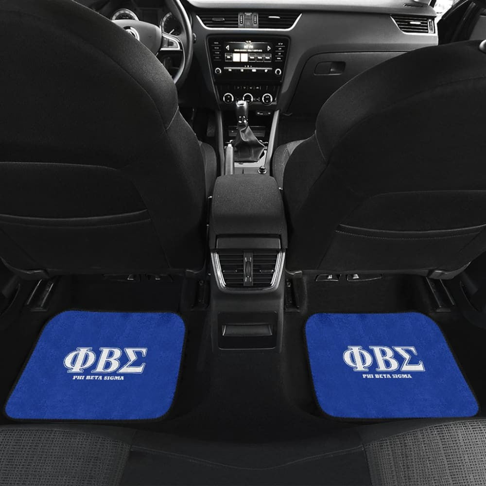 African American Phi Beta Sigma Car Floor Mats
