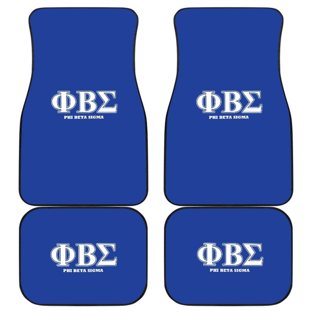 African American Phi Beta Sigma Car Floor Mats