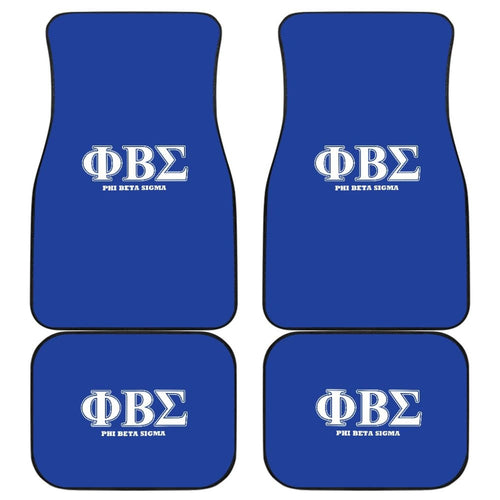 African American Phi Beta Sigma Car Floor Mats