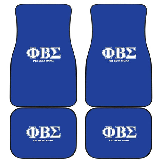 African American Phi Beta Sigma Car Floor Mats