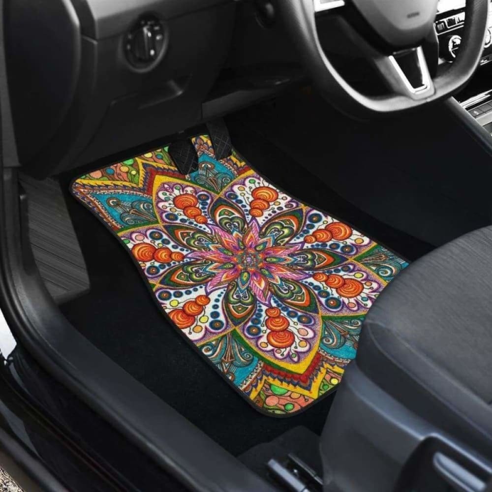 Star Mandala Car Floor Mats