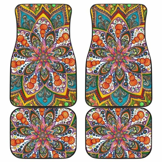 Star Mandala Car Floor Mats
