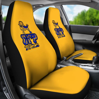 Yellow Sigma Gamma Rho Car Seat Covers