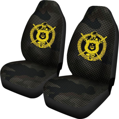 Omega Psi Phi Brown Camo Car Seat Covers