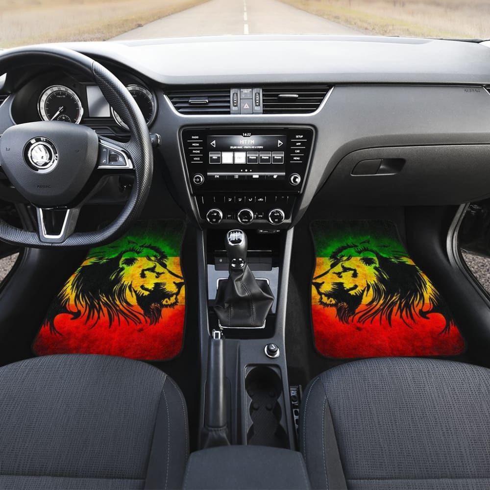 Reggae Rasta Lion Car Floor Mats