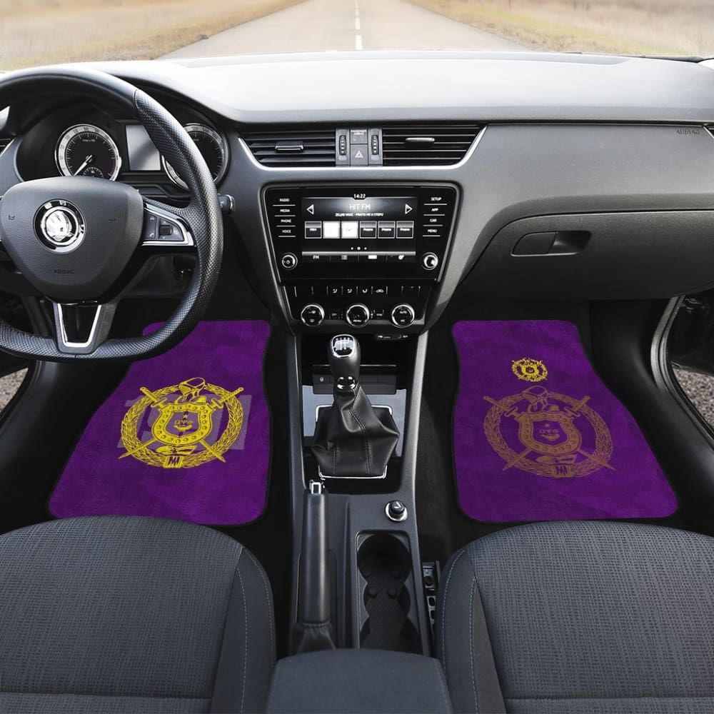 Omega Psi Phi Fraternity Car Floor Mats Camouflage