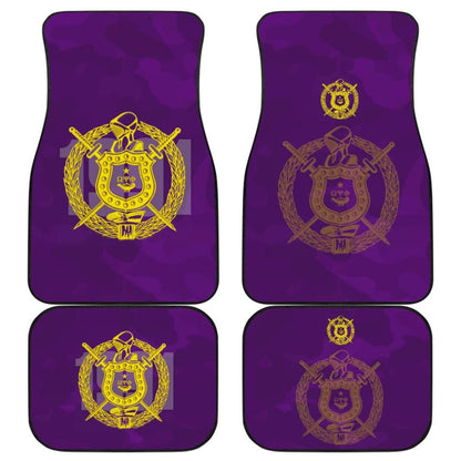 Omega Psi Phi Fraternity Car Floor Mats Camouflage